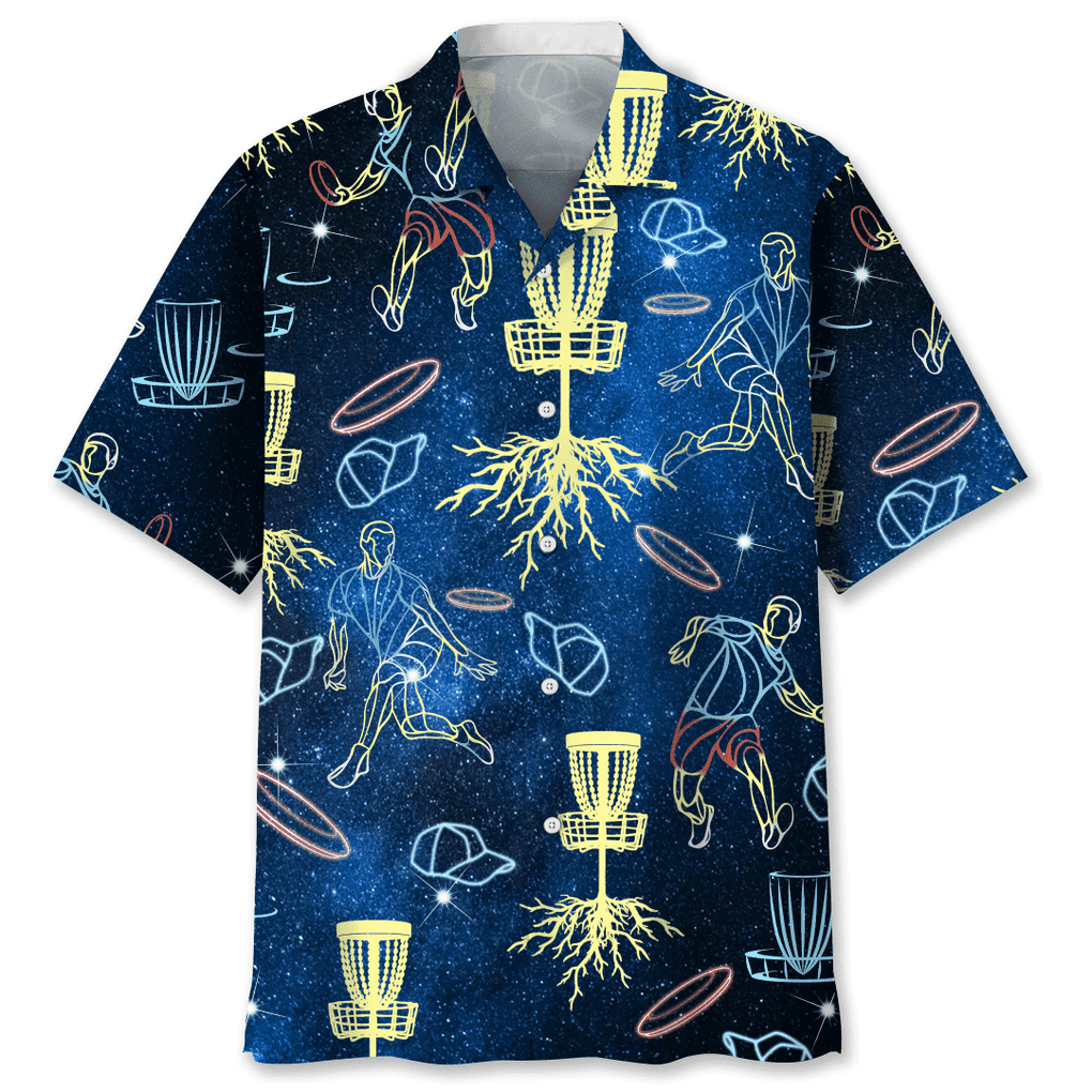 Disc Golf Light Trendy Hawaiian Shirt