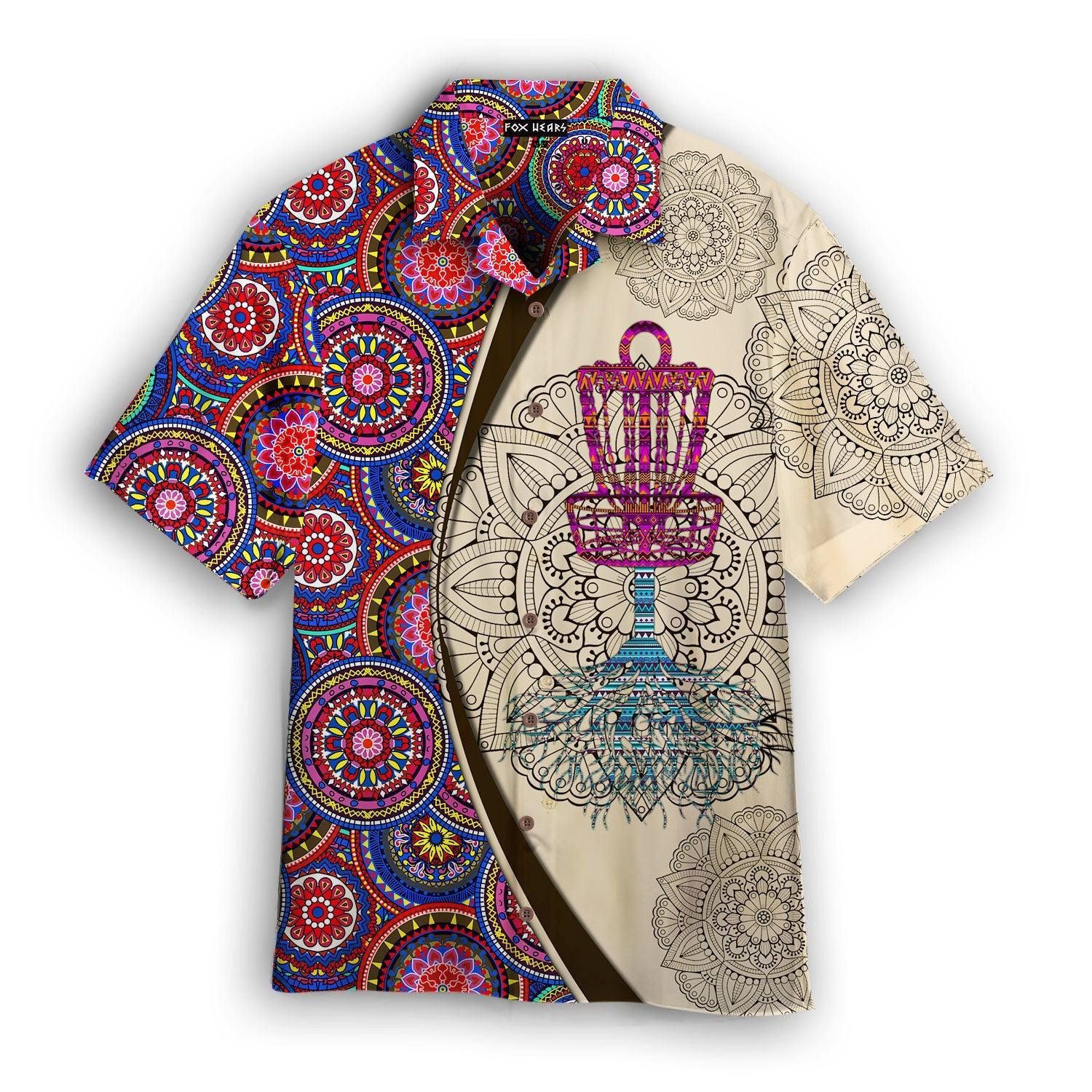Disc Golf Mandala Trendy Hawaiian Shirt Disc Golf Mandala Trendy Hawaiian Shirt