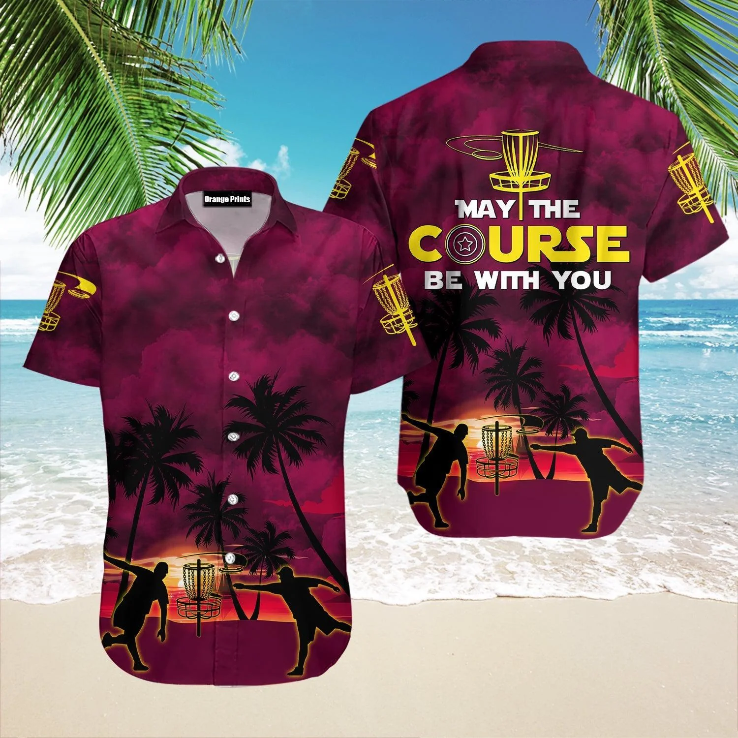 Disc Golf May The Course Be With You Trendy Hawaiian Shirt