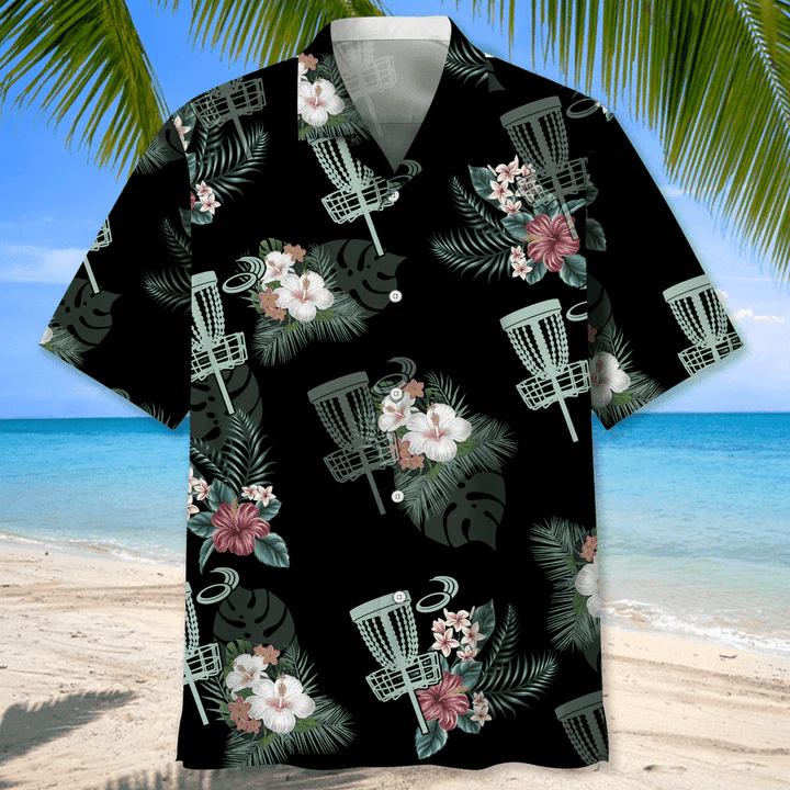 Disc Golf Nature Trendy Hawaiian Shirt, Trendy Hawaiian Shirt For Men, Summer Gift, Gift For Disc Golf Player