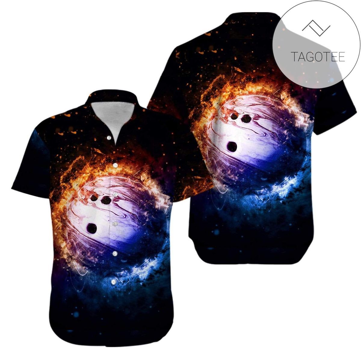 Discover Cool Bowling Fire Thunder Hawaiian Shirts
