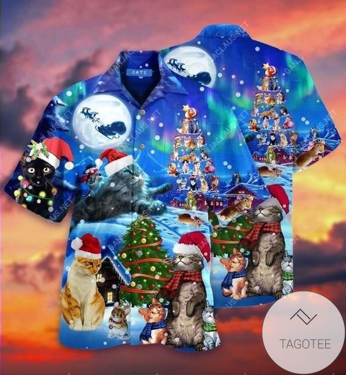 Discover Cool Hawaiian Shirts Amazing Cat Christmas Tree