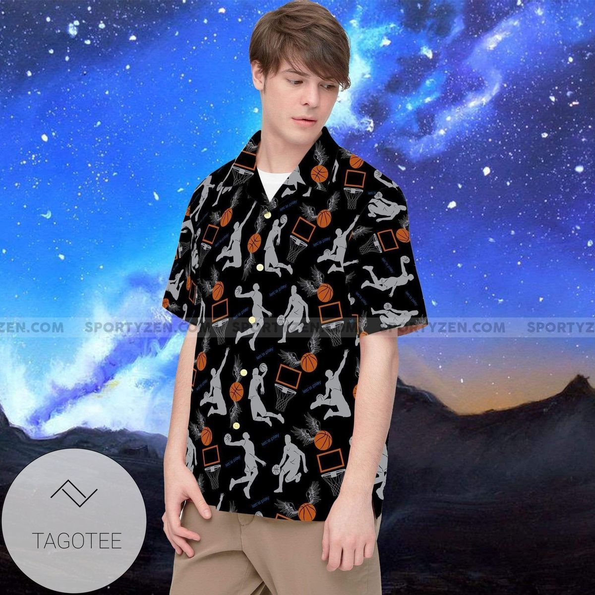 Discover Cool Hawaiian Shirts Basketball Player