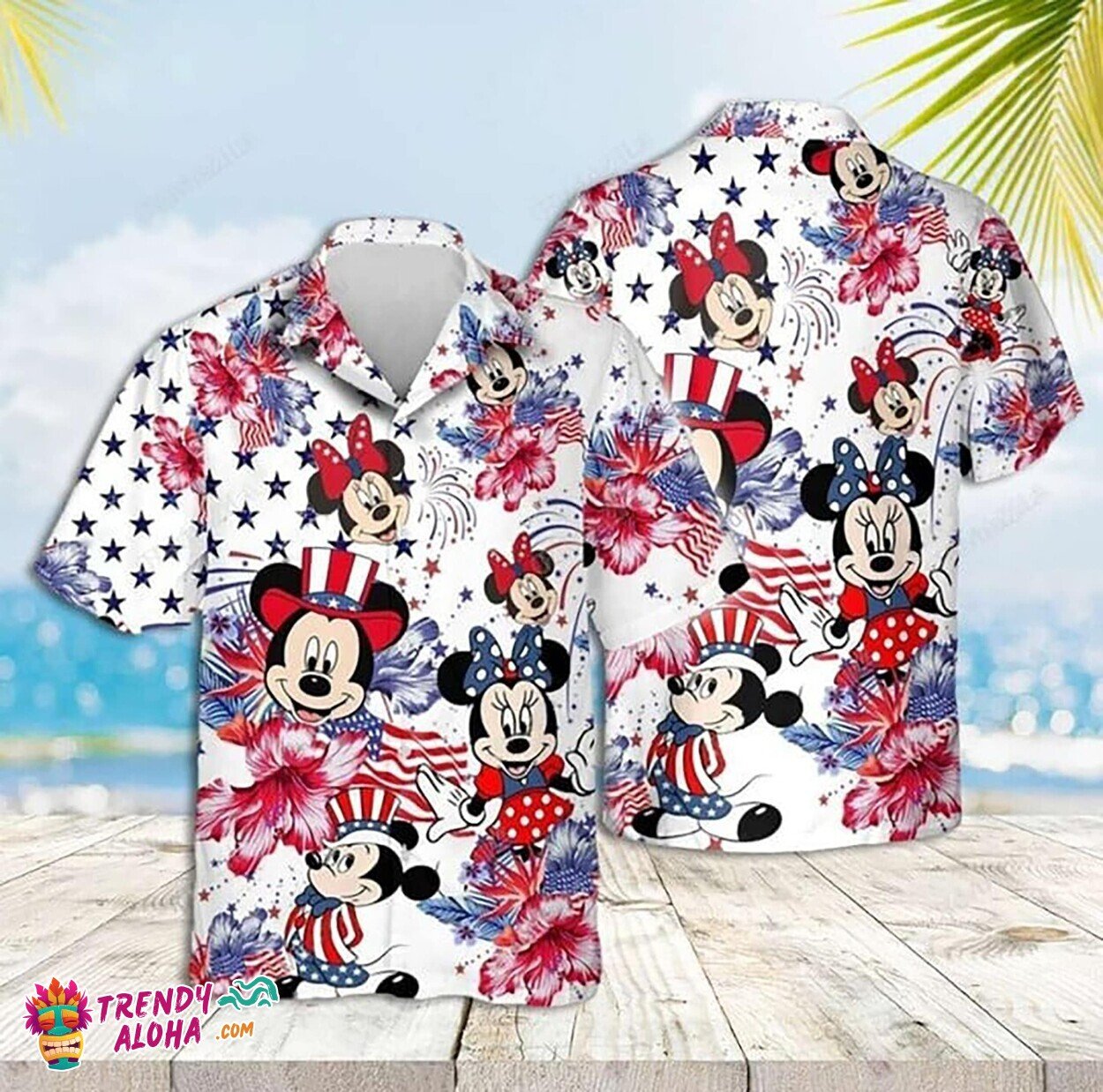 Disney Mickey Friends Match Disney Cruise Hawaiian Shirt Tee