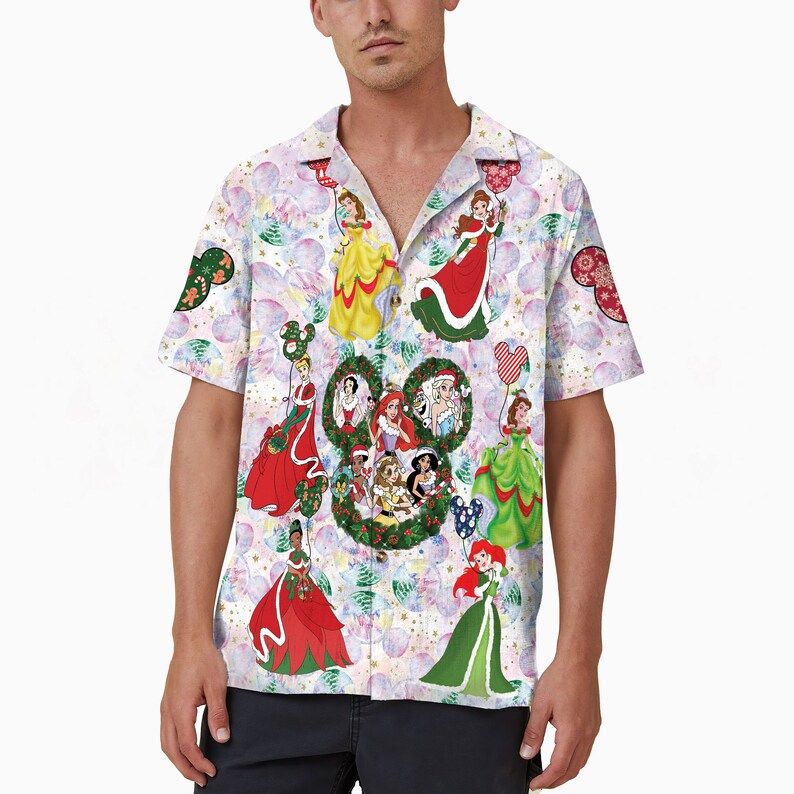 Disneyworld Princess Hawaiian Disneyland Christmas Aloha Kingdom Xmas Shirt Disneyworld Princess Hawaiian Disneyland Christmas Aloha Kingdom Xmas Shirt