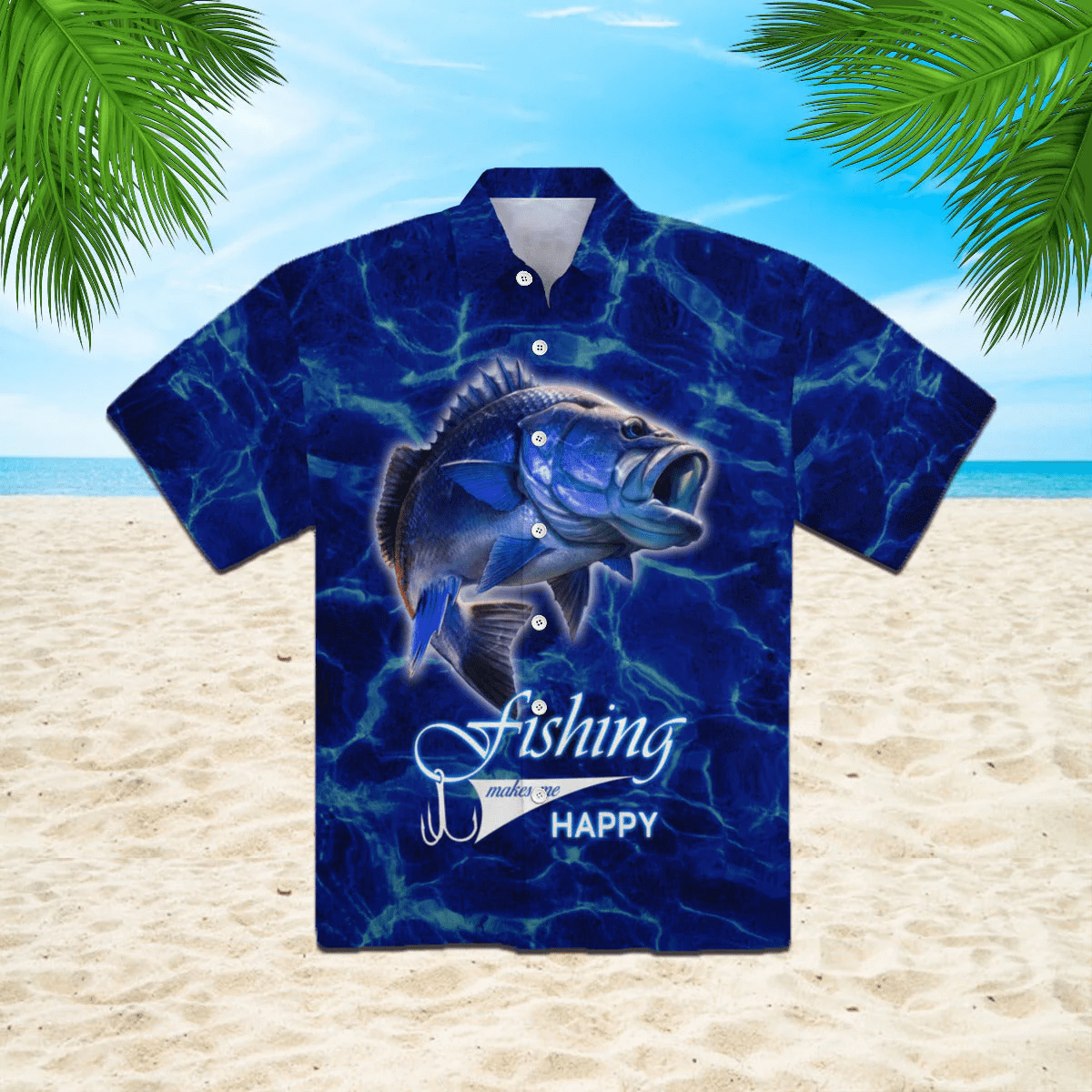 Dive Deep into Adventures with Our Bass Fishing Hawaiian Shirt