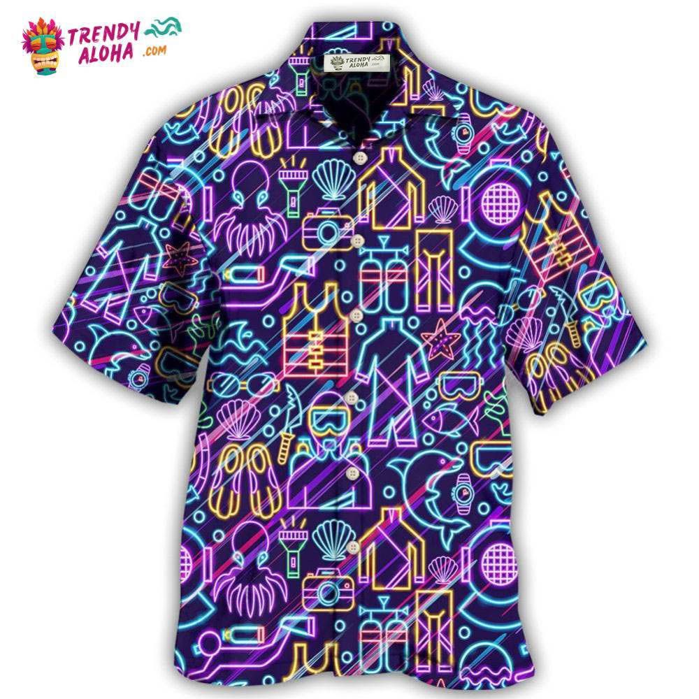 Diving Is Calling And I Must Go I’m So Excited Hawaiian Shirt – Trendy Aloha Diving Is Calling And I Must Go I’m So Excited Hawaiian Shirt – Trendy Aloha