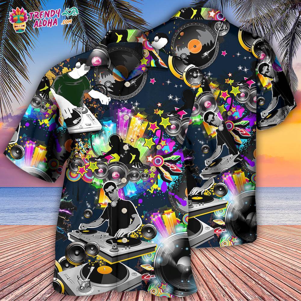 Dj Colorful Stunning Hawaiian Shirt – Trendy Aloha