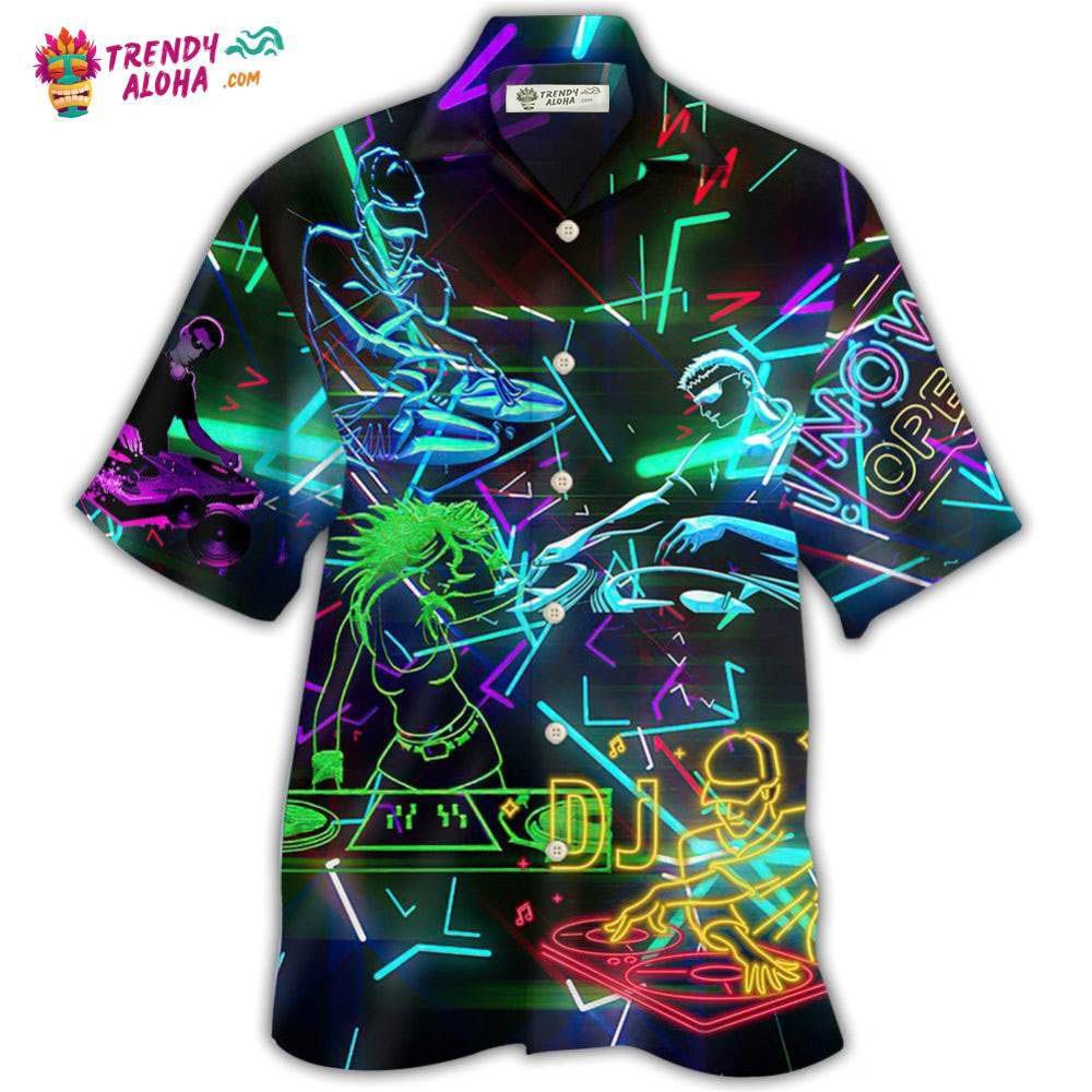 Dj Stunning Color Music Hawaiian Shirt – Trendy Aloha Dj Stunning Color Music Hawaiian Shirt – Trendy Aloha