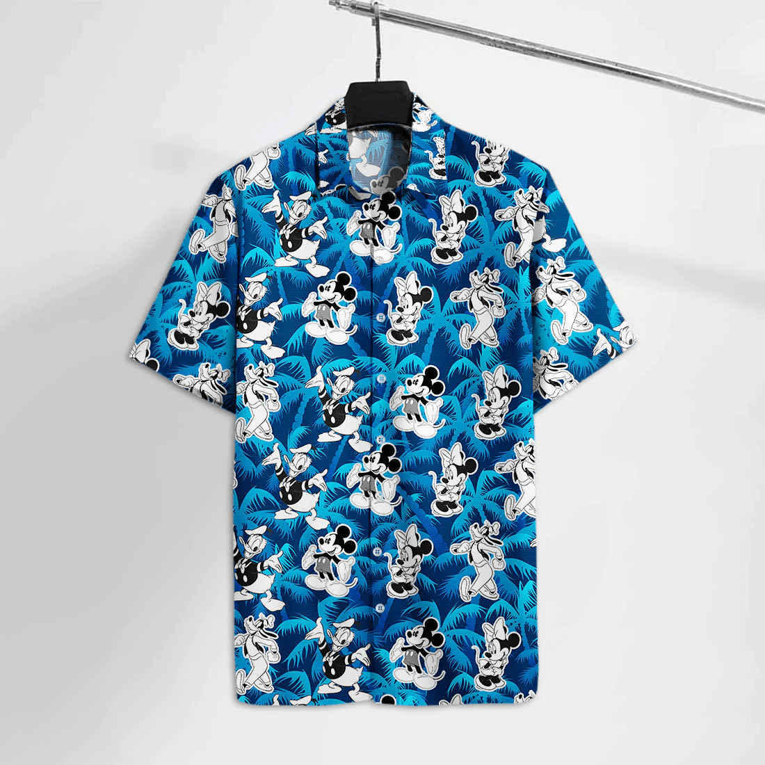 Dn Mk Mouse Trendy Hawaiian Shirt Mickey And Friends Blue Aloha Shirt Amazing Dn Trendy Hawaiian Shirt