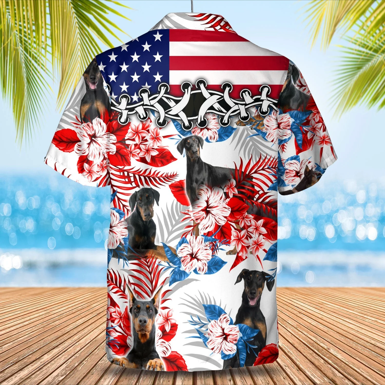 Doberman Pinscher Trendy Hawaiian Shirt – Summer Aloha Shirt, Trendy Hawaiian Shirt For Men And Women