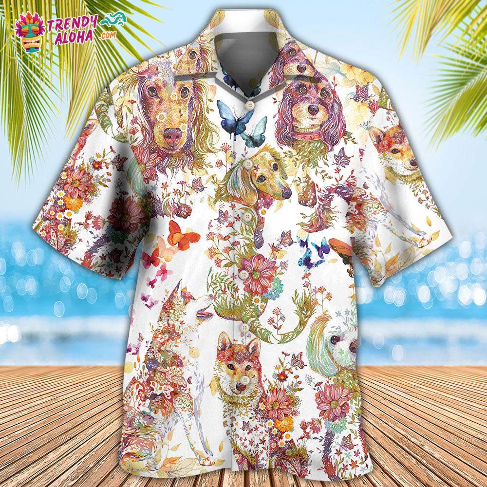 Dog I Like Dogs And Butterflies Hawaiian Shirt – Trendy Aloha