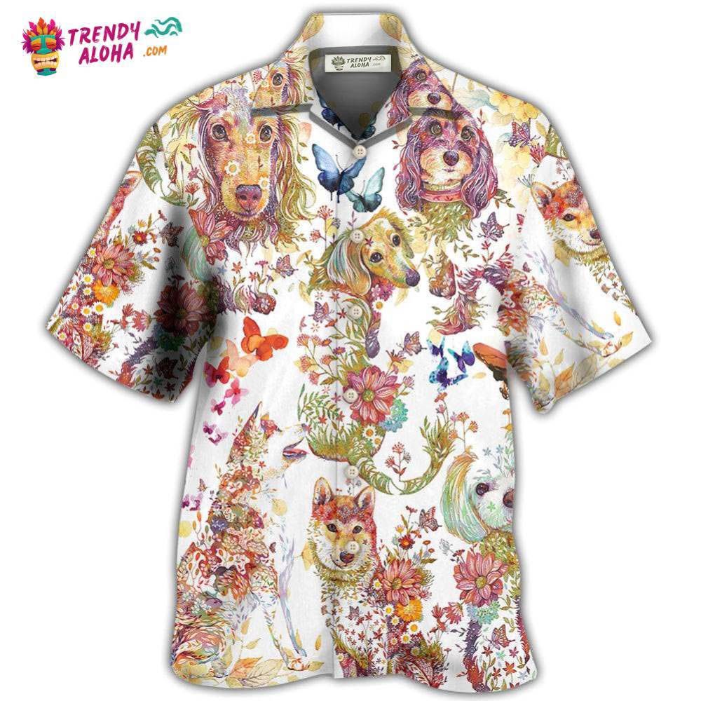 Dog I Like Dogs And Butterflies Hawaiian Shirt – Trendy Aloha Dog I Like Dogs And Butterflies Hawaiian Shirt – Trendy Aloha