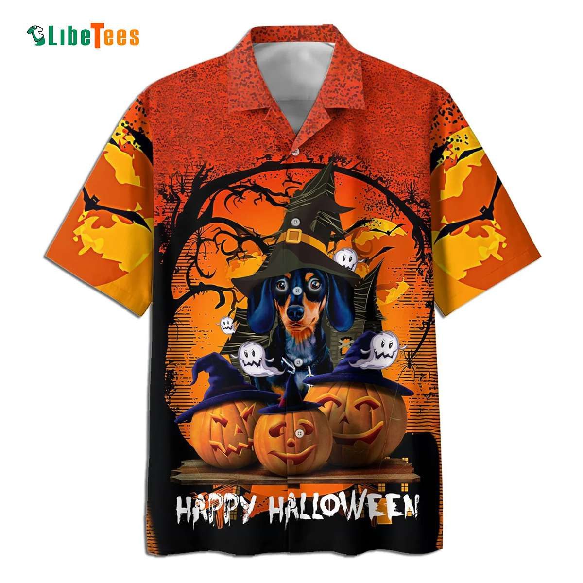 Dog in Hatwitch Celebrates Halloween Shirt