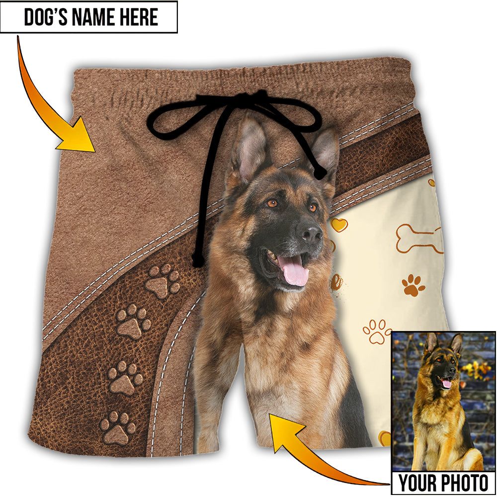 Dog Is My Best Friend Custom Photo Trendy Aloha Hawaiian Beach Shorts Dog Is My Best Friend Custom Photo Trendy Aloha Hawaiian Beach Shorts