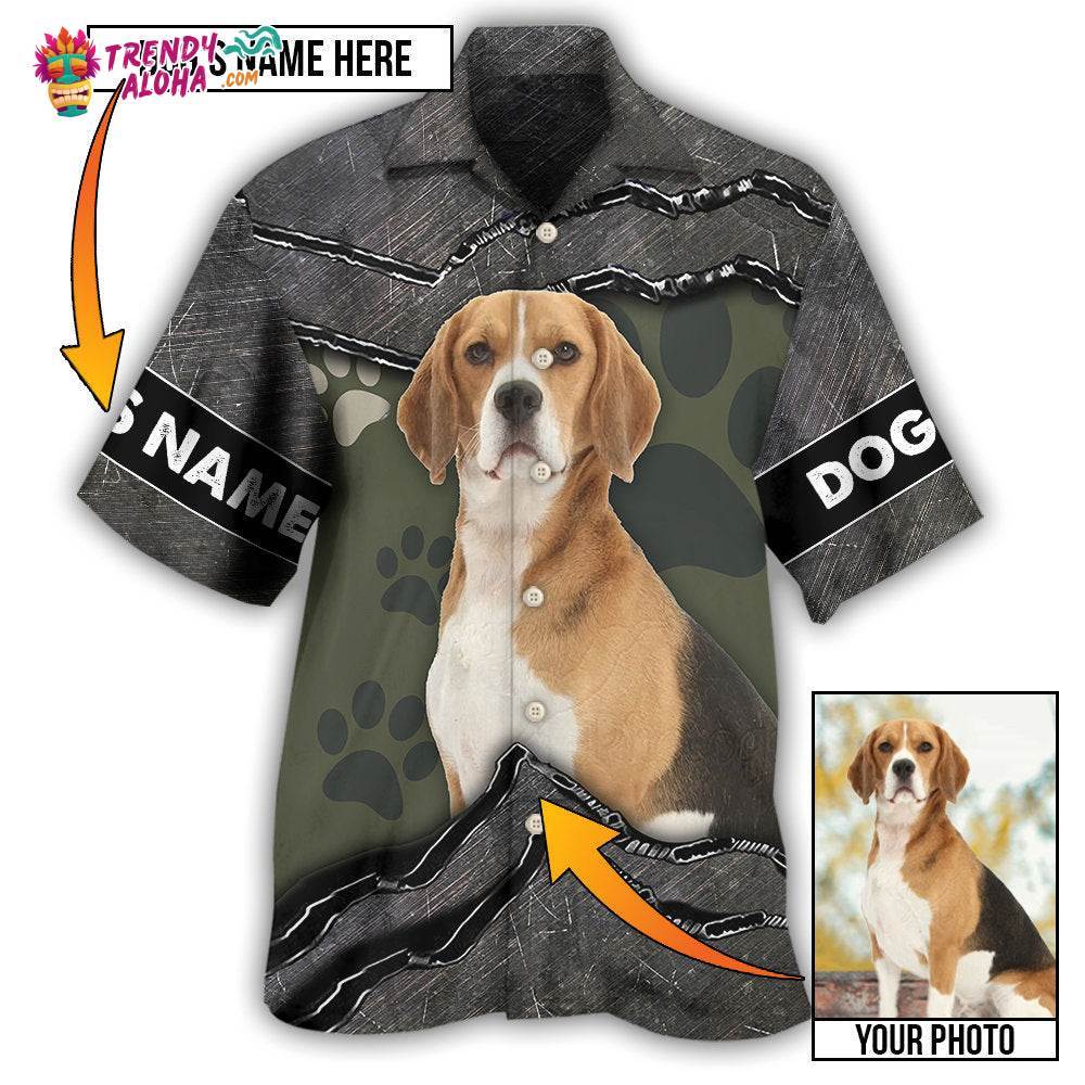 Dog My Sweet Dog Custom Photo Hawaiian Shirt – Trendy Aloha