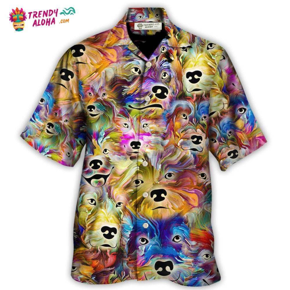 Dog Painting In My Memory Hawaiian Shirt – Trendy Aloha Dog Painting In My Memory Hawaiian Shirt – Trendy Aloha