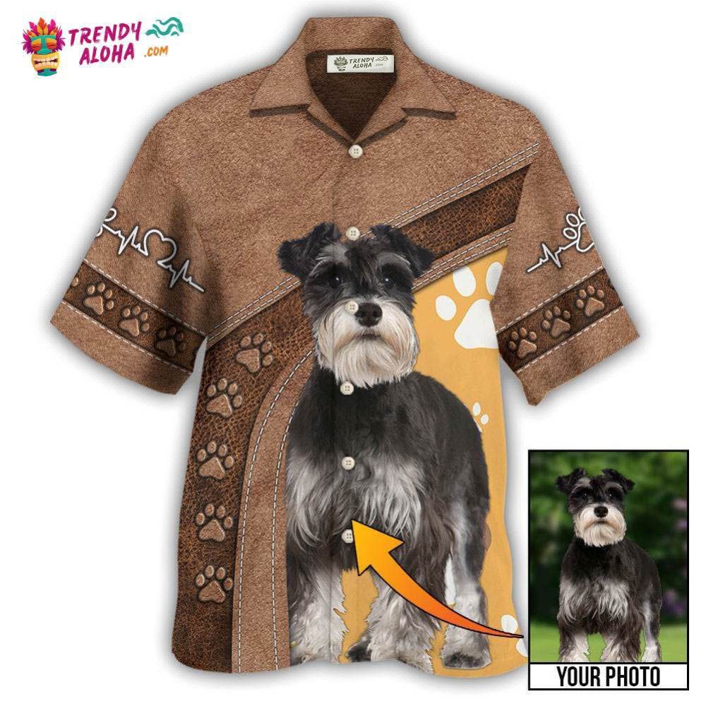Dog Paw Brown Style Classic Custom Photo Personalized Hawaiian Shirt – Trendy Aloha Dog Paw Brown Style Classic Custom Photo Personalized Hawaiian Shirt – Trendy Aloha