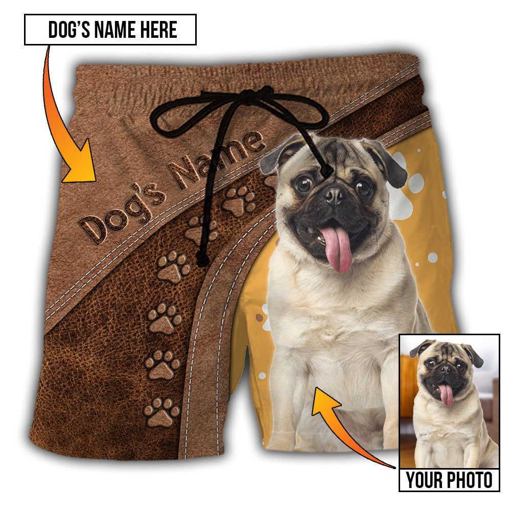 Dog Paw My Lovely Dog Classic Custom Photo Personalized Trendy Aloha Hawaiian Beach Shorts Dog Paw My Lovely Dog Classic Custom Photo Personalized Trendy Aloha Hawaiian Beach Shorts