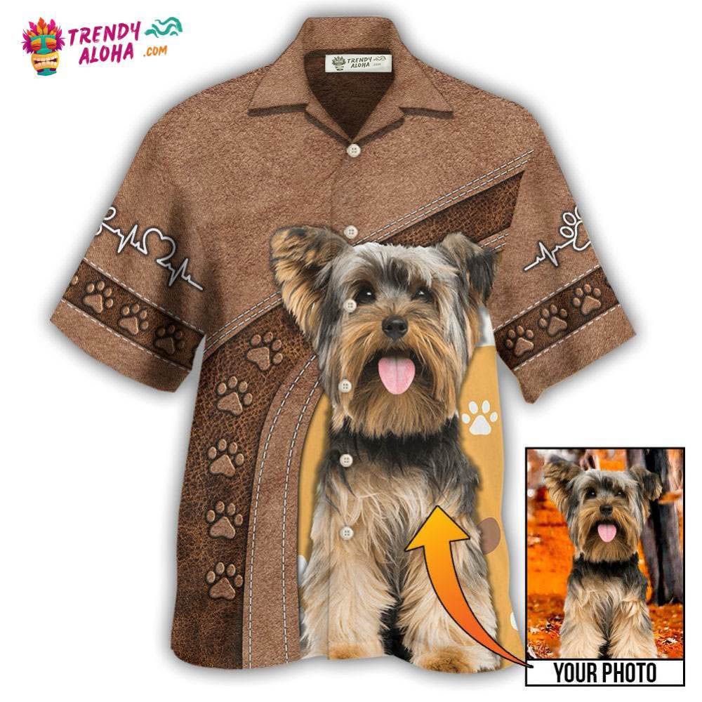 Dog Paw Various Style Custom Photo Personalized Hawaiian Shirt – Trendy Aloha Dog Paw Various Style Custom Photo Personalized Hawaiian Shirt – Trendy Aloha