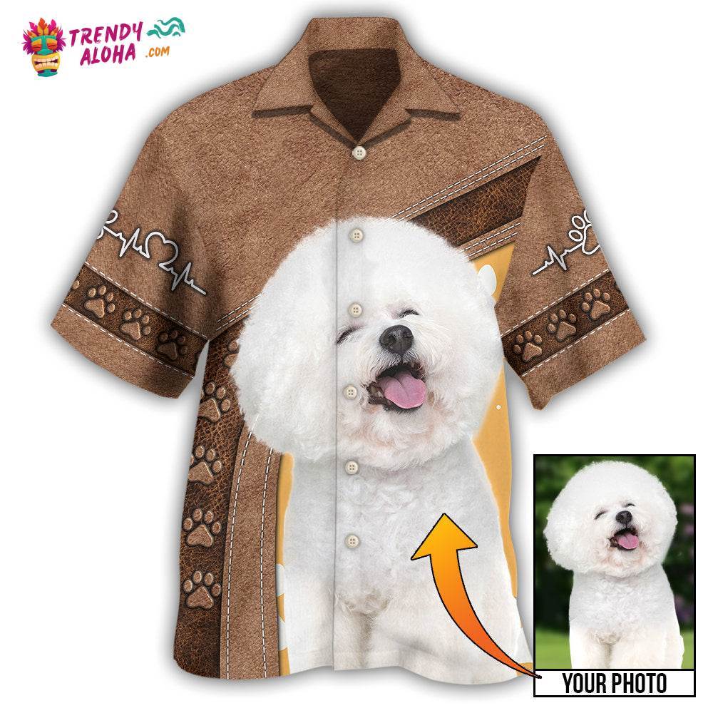 Dog Paw Various Style Custom Photo Personalized Hawaiian Shirt – Trendy Aloha