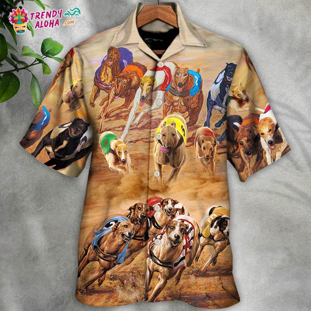 Dog Racing Is Matter Of Fact Dead Greyhound Hawaiian Shirt – Trendy Aloha