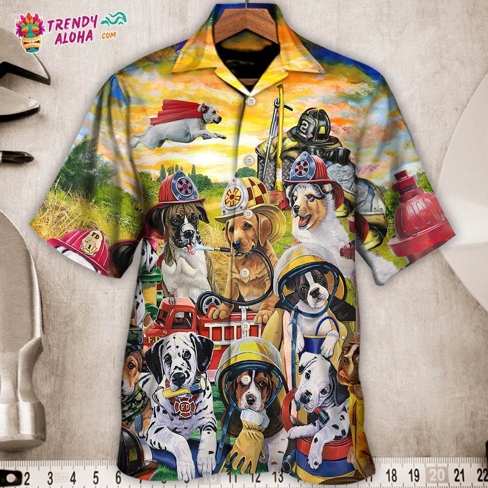 Dog Rescue Hero Helpers Rescued Is My Favorite Breed Hawaiian Shirt – Trendy Aloha