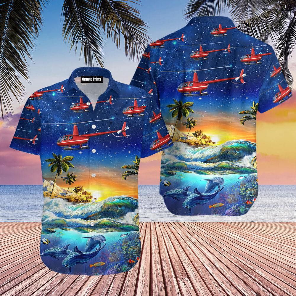 Dolphin Life Trendy Hawaiian Shirt For