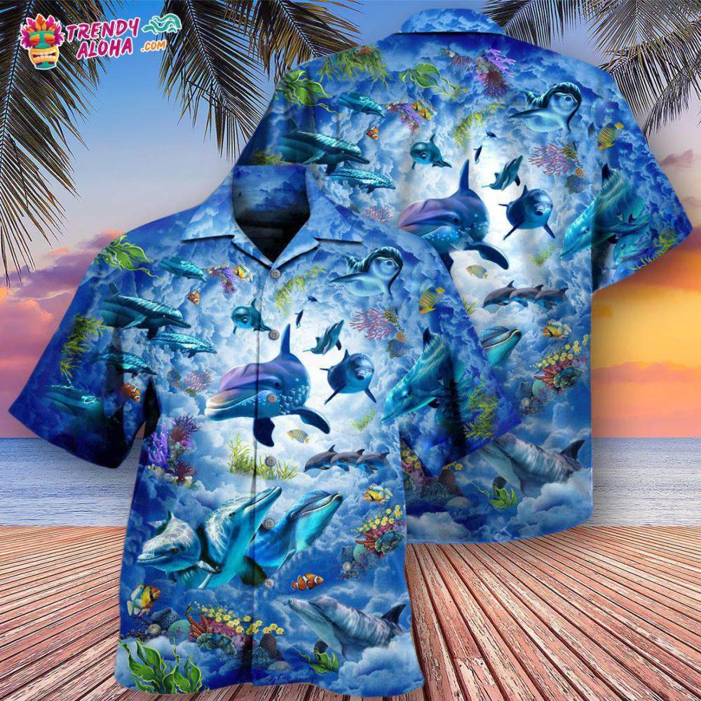 Dolphin My Lovely Animal Is A Dolphin Hawaiian Shirt – Trendy Aloha