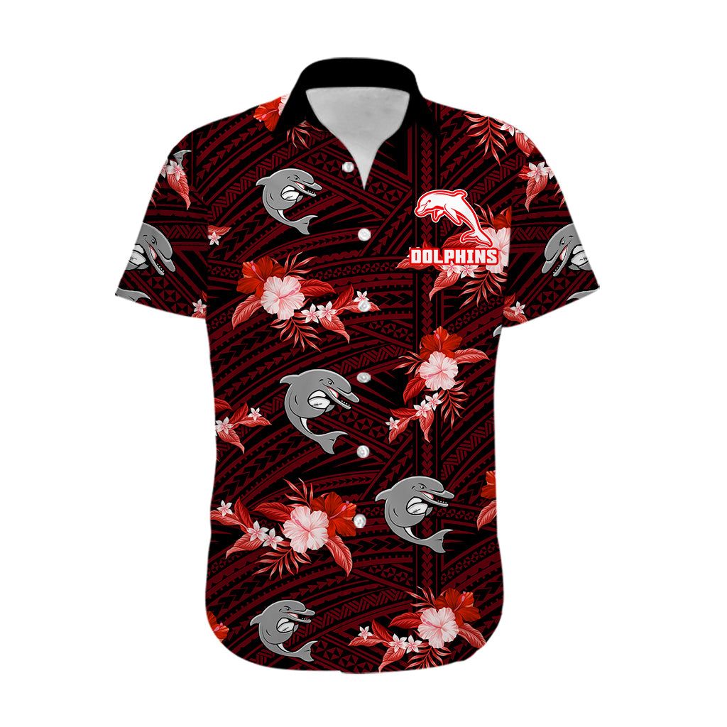 Dolphins 2023 NRL Hawaiian Personalized Marine Splash Shirt