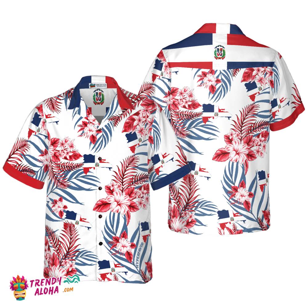 Dominican Proud Hawaiian Shirt
