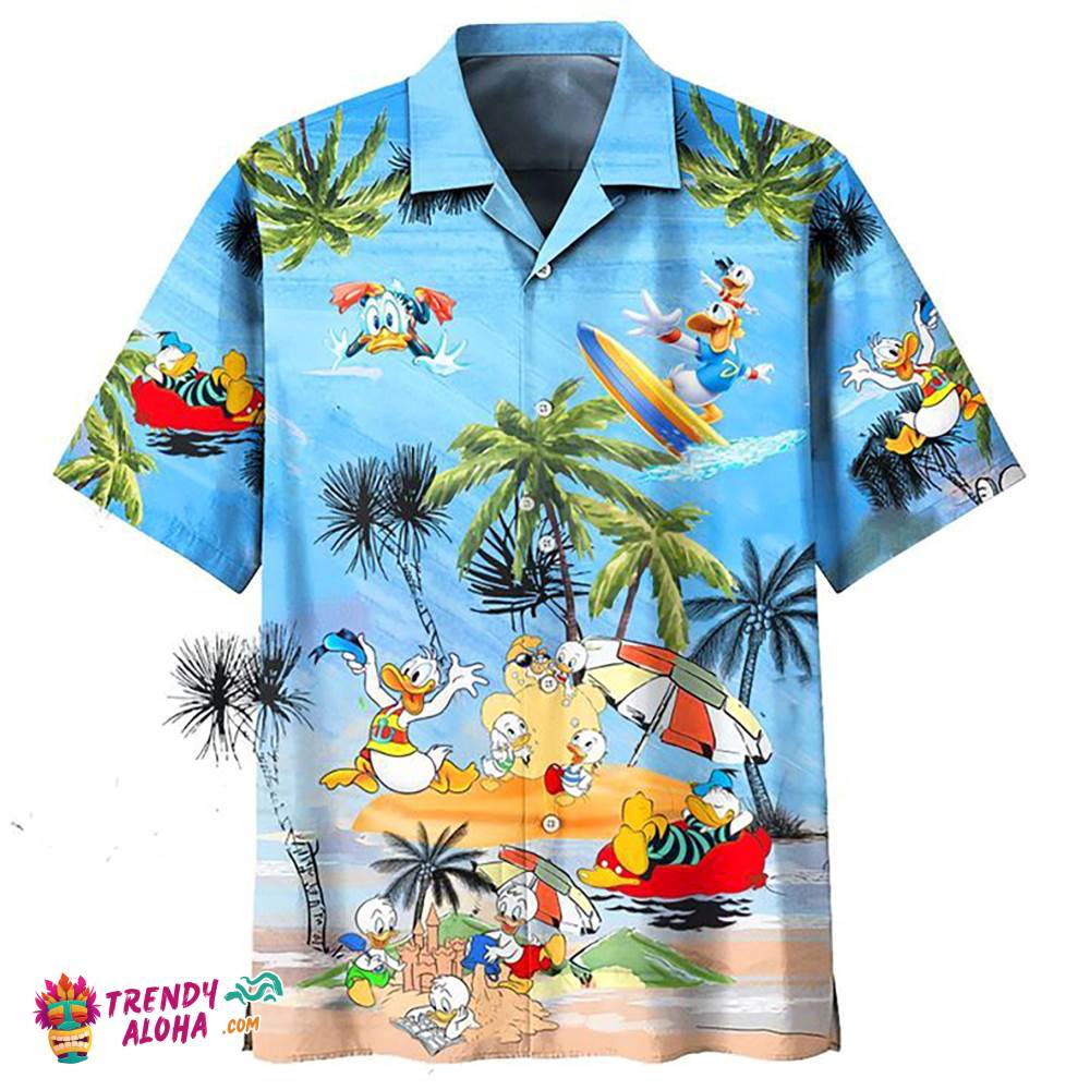Donald Duck Aloha Shirt For The Whole Family – Quack Up Your Summer Style