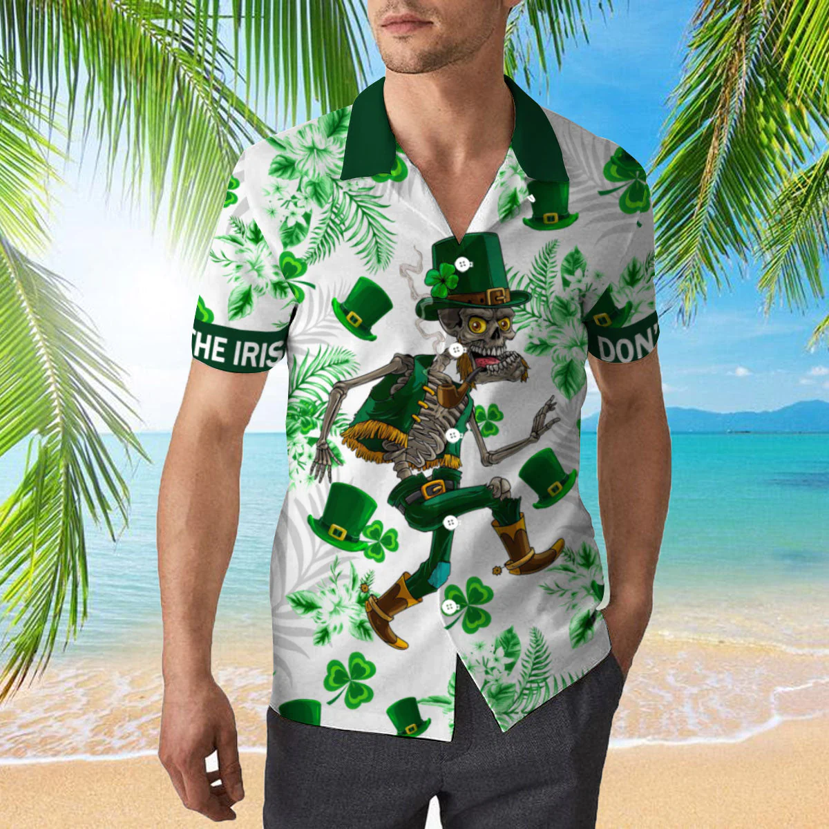 Dont Mess With The Irish St Patricks Day Trendy Hawaiian Shirt  Aloha Shirt