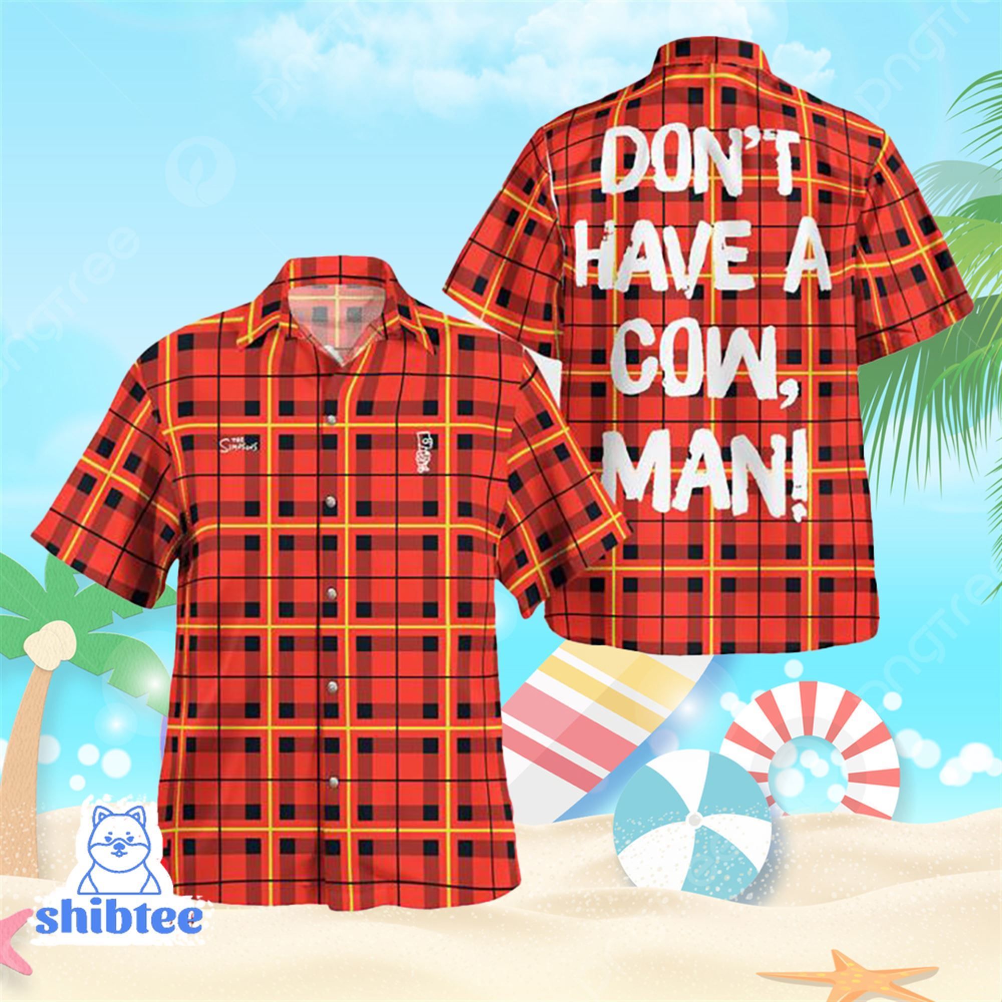 Don’t Upset the Cow Quirky Design Hawaiian Shirt Don’t Upset the Cow Quirky Design Hawaiian Shirt