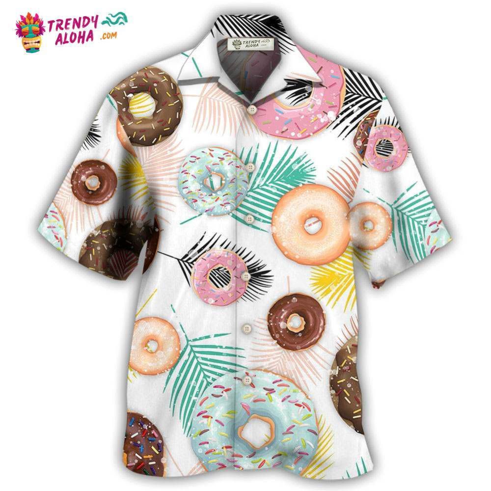 Donut Lover It’S Time For Donut Hawaiian Shirt – Trendy Aloha