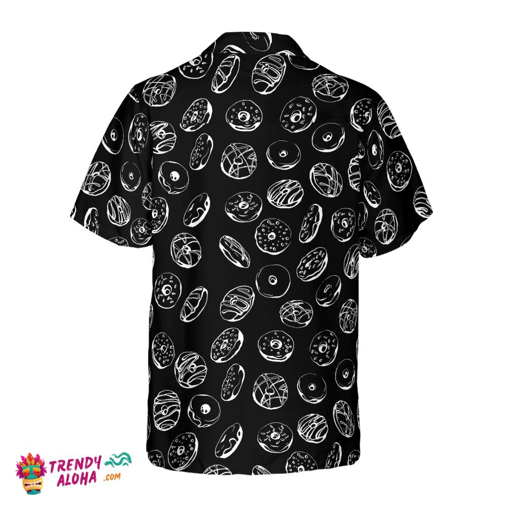 Donut Pattern Hawaiian Shirt