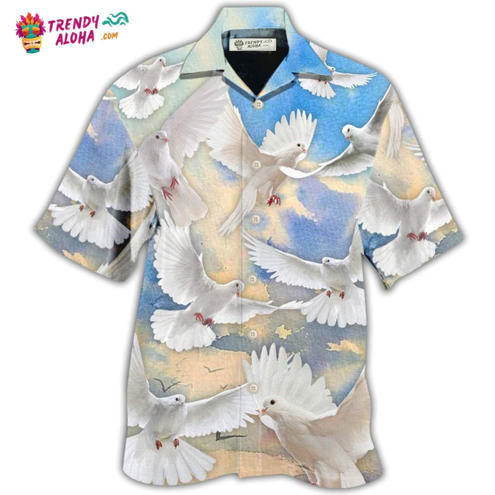Dove Blue Sky Hawaiian Shirt – Trendy Aloha Dove Blue Sky Hawaiian Shirt – Trendy Aloha