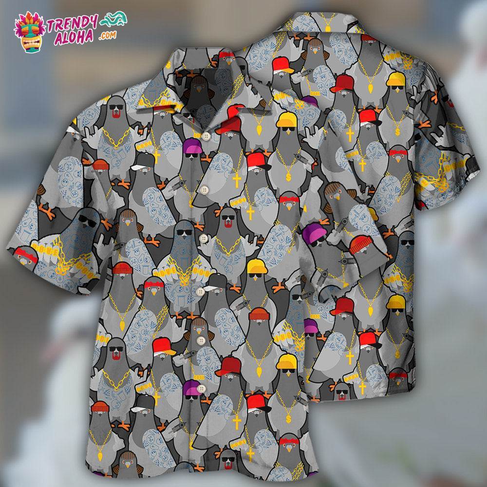 Dove Luxury Cool Style Hawaiian Shirt – Trendy Aloha
