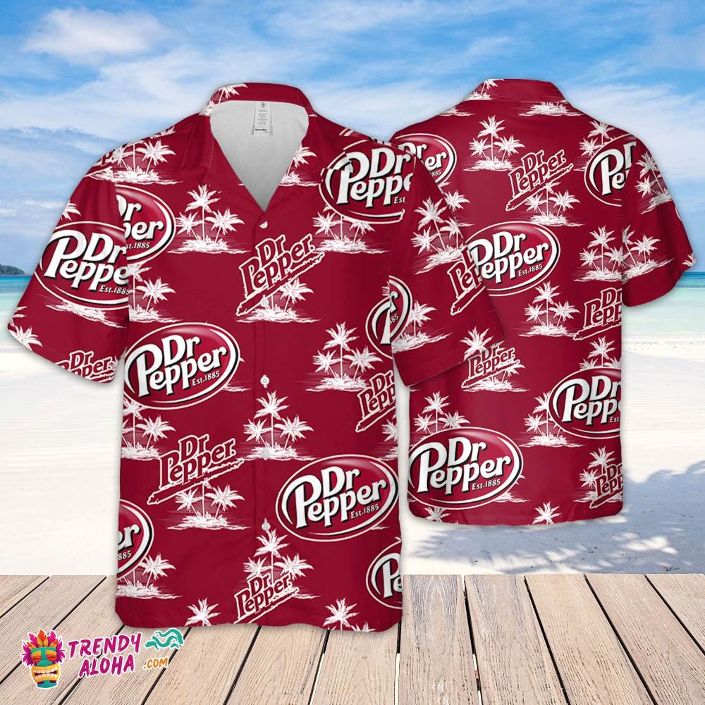 Dr.Pepper Hawaiian Coconut Island Pattern Hawaiian Beer Lover Shirt, Classic Flowers Beer Aloha Shirt Dr.Pepper Hawaiian Coconut Island Pattern Hawaiian Beer Lover Shirt, Classic Flowers Beer Aloha Shirt