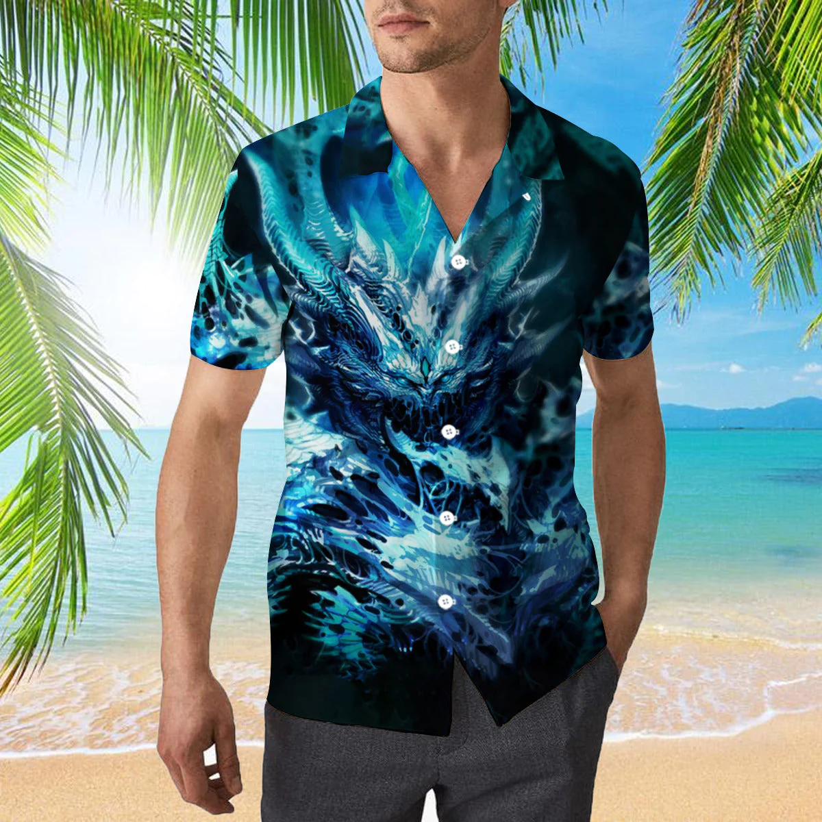 Dragon Aloha Trendy Hawaiian Shirts  Aloha Shirt