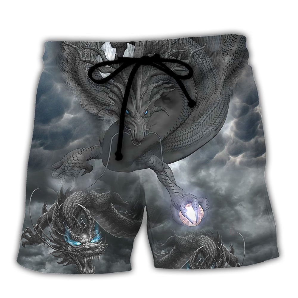 Dragon Always Be A Dragon Trendy Aloha Hawaiian Beach Shorts