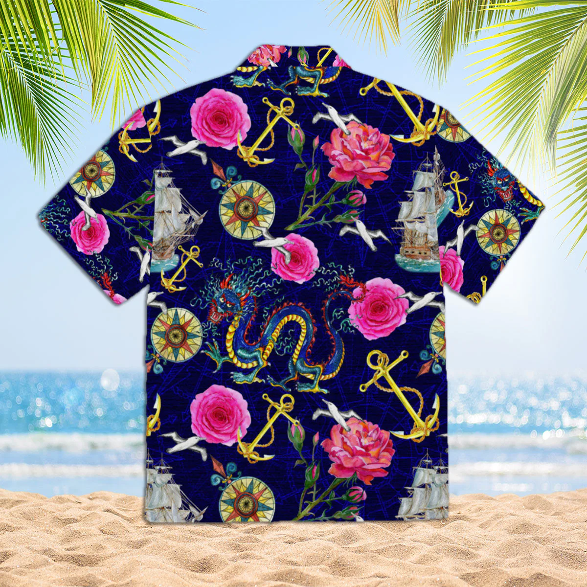 Dragon Anchor Trendy Hawaiian Shirt  Aloha Shirt