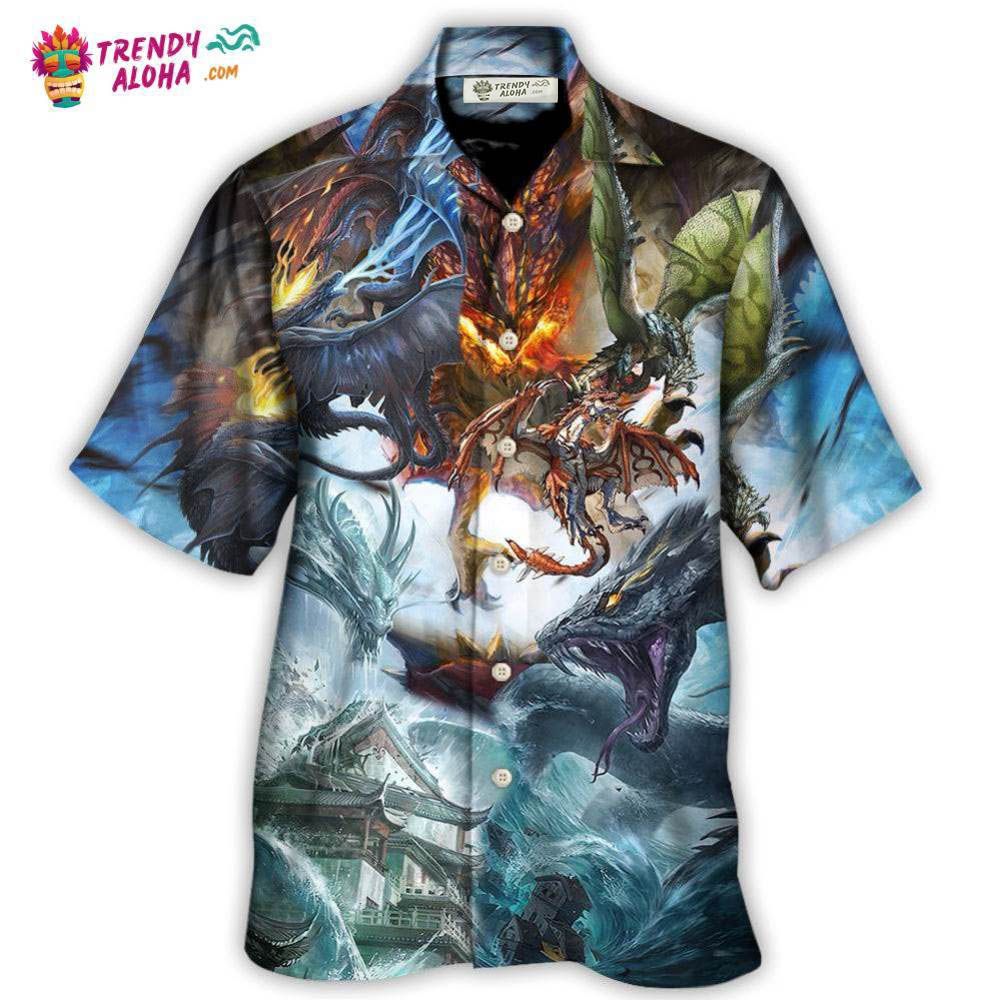 Dragon Battle Of Gods Hawaiian Shirt – Trendy Aloha