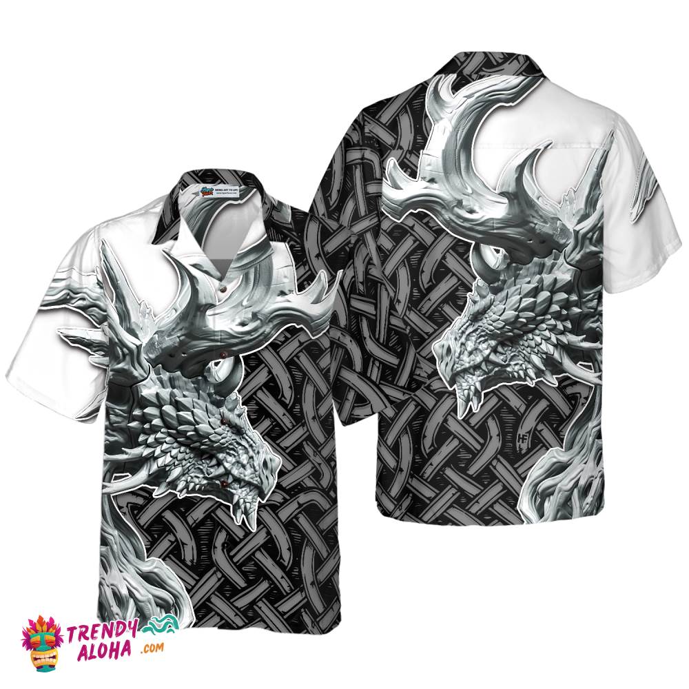 Dragon Celtic Art 3D Hawaiian Shirt