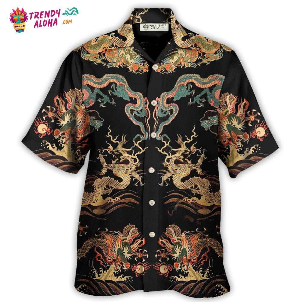 Dragon Chinese Dragon Royal Hawaiian Shirt – Trendy Aloha