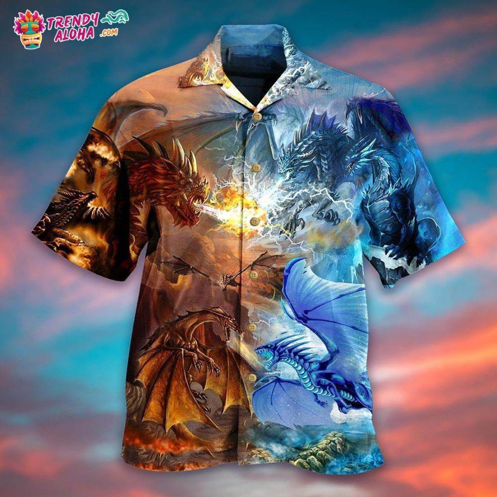 Dragon Combat Dragon Amazing Hawaiian Shirt – Trendy Aloha