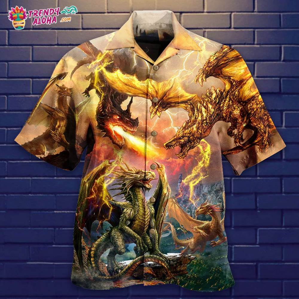 Dragon Fight To Defend The Territory Hawaiian Shirt – Trendy Aloha