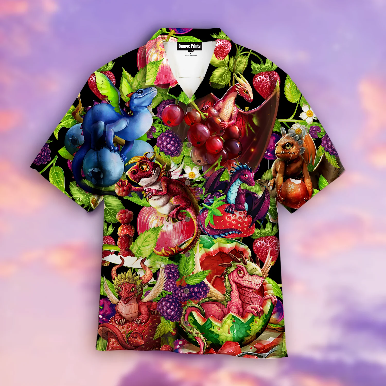 Dragon Fruit Strawberry Love Life Hawaiian Shirt For