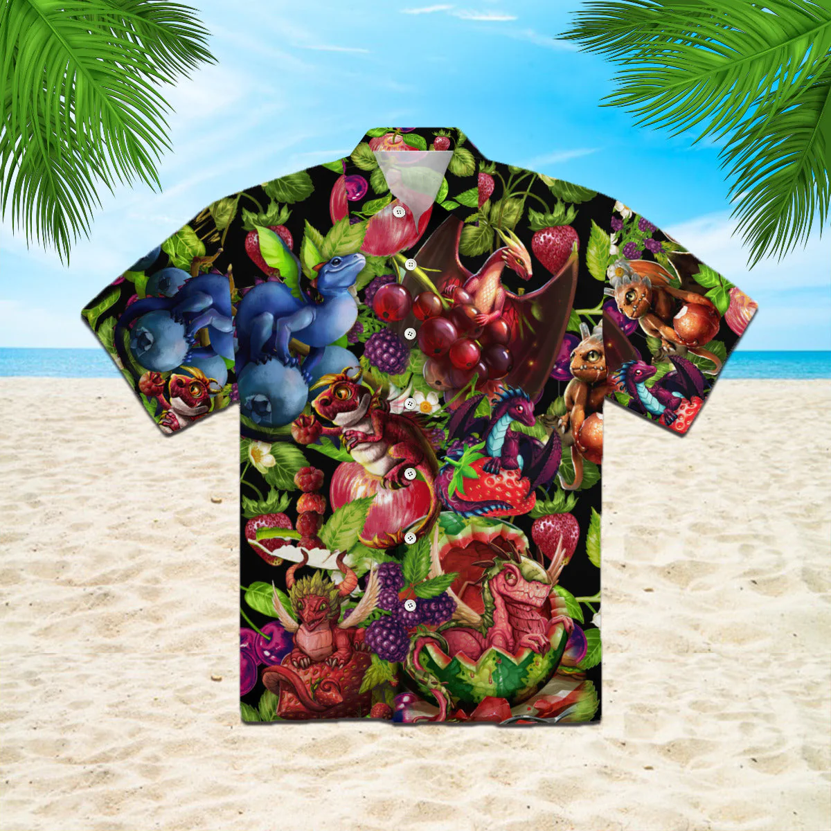Dragon Fruit Strawberry Love Life Trendy Hawaiian Shirt  Aloha Shirt