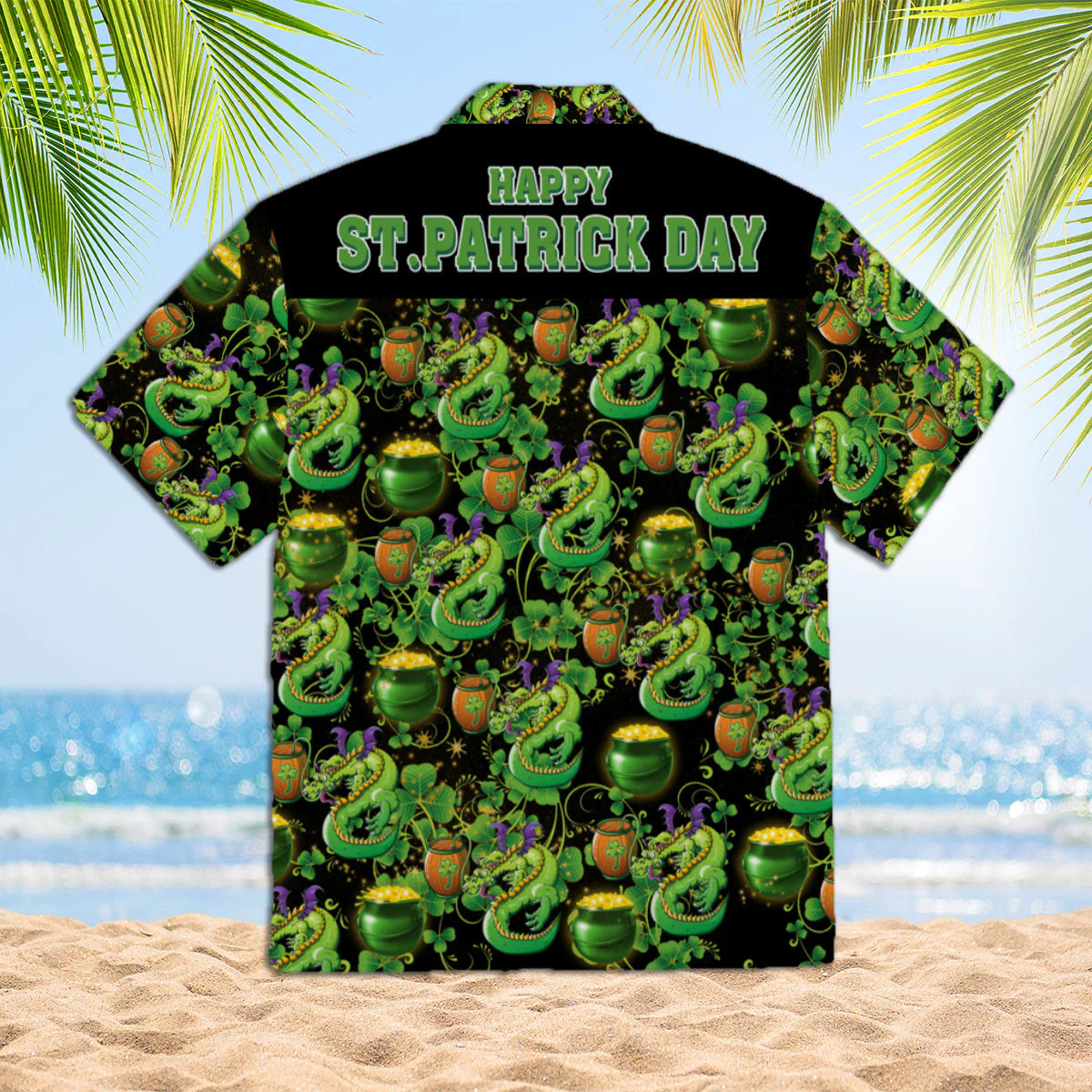 Dragon Happy St Patrick Day Trendy Hawaiian Shirt  Aloha Shirt